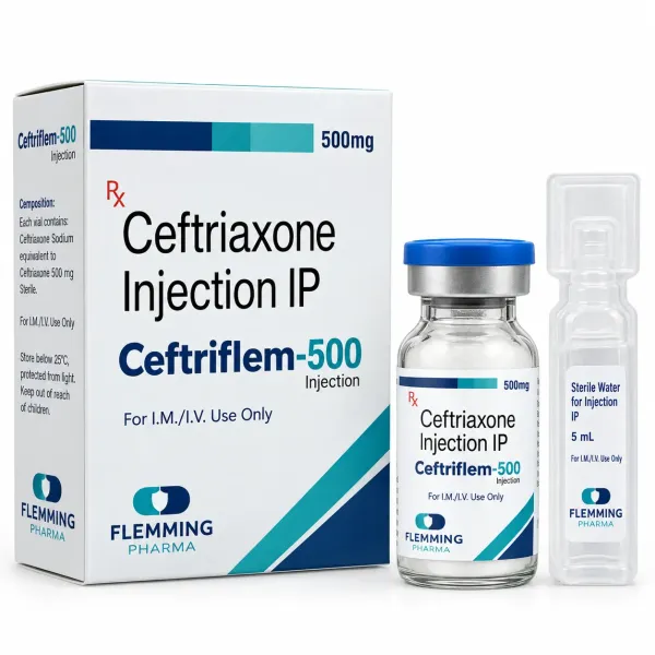 Ceftriaxone 500mg Injection