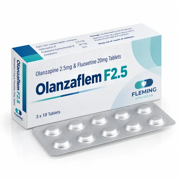 Olanzapine 2.5mg & Fluoxetine 20mg Tablets