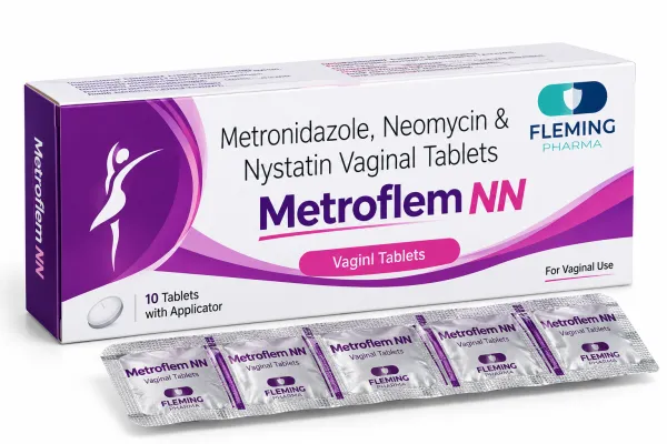 Metronidazole, Neomycin & Nystatin Vaginal Tablets