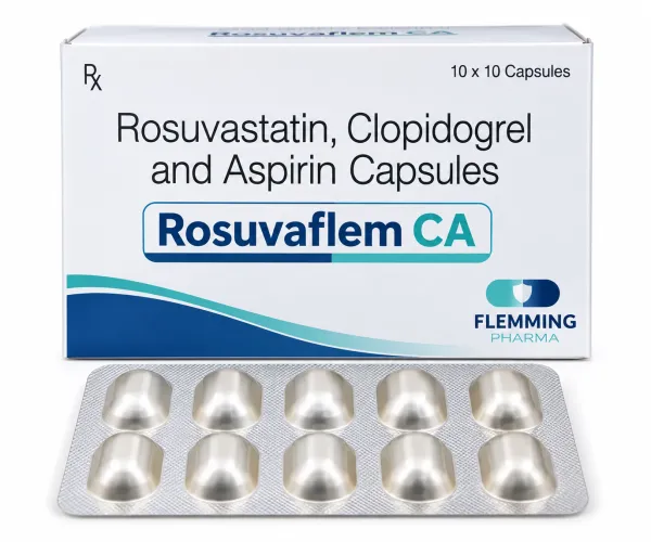 Rosuvastatin Clopidogrel and Aspirin Capsules