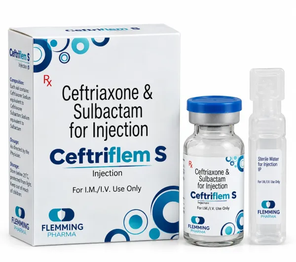 Ceftriaxone & Sulbactam injection