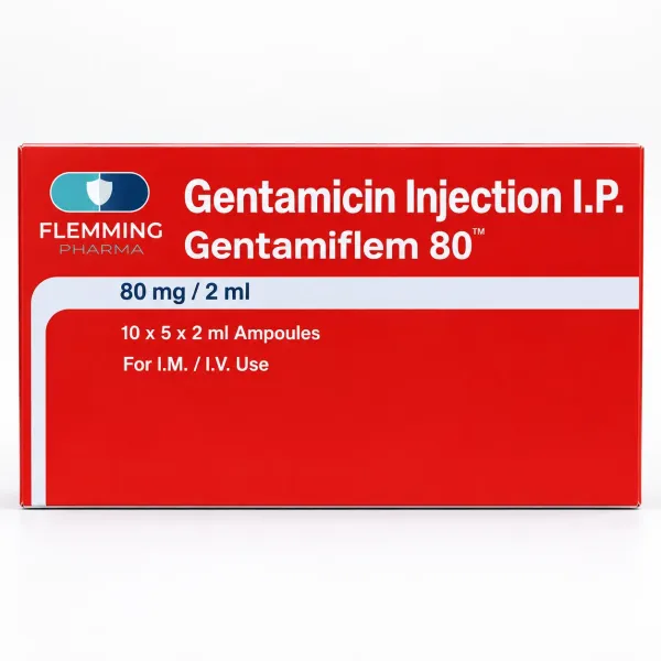 Gentamicin 80mg Injection
