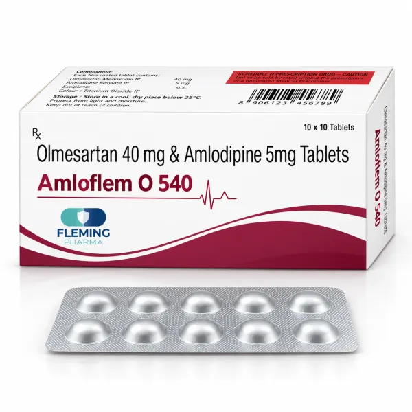 Olmesartan 40 mg & Amlodipine 5mg Tablets