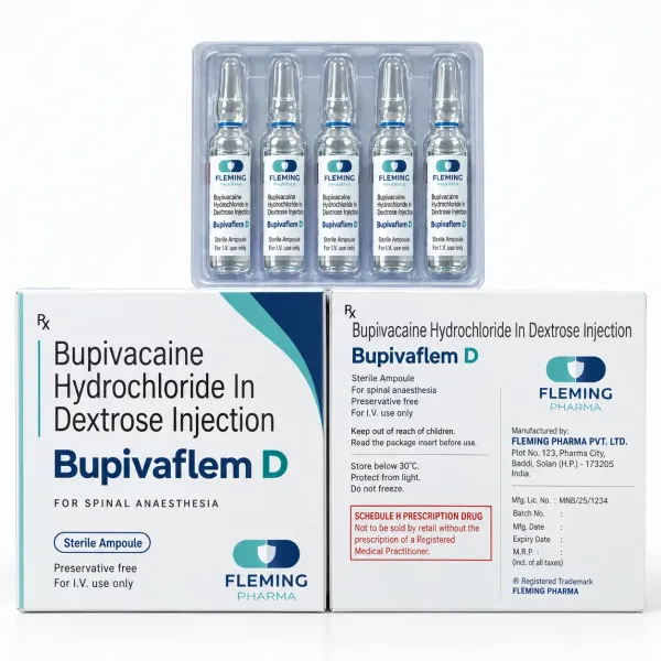 Bupivacaine Hydrochloride In Dextrose Injection