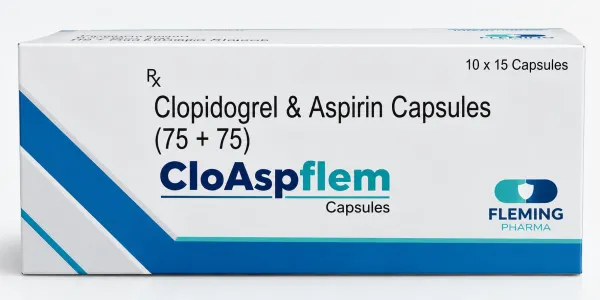 Clopidogrel & Aspirin Capsules (75+75)