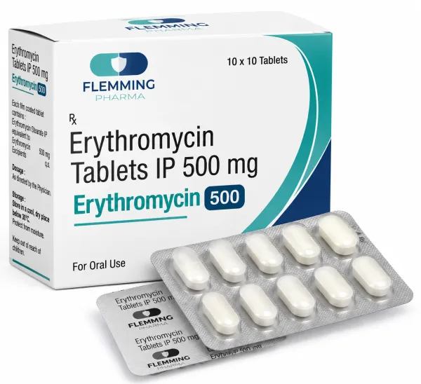 Erythromycin 500mg Tablets