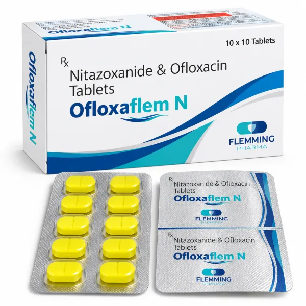 Nitazoxanide & Ofloxacin Tablets