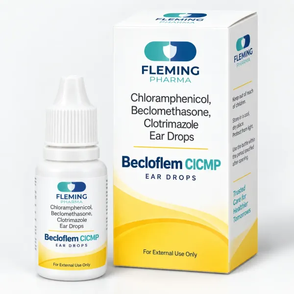 Chloramphenicol Beclomethasone & Clotrimazole Ear Drops