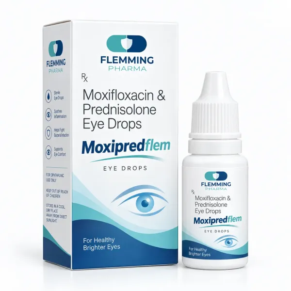 Moxifloxacin & Prednisolone Eye Drops