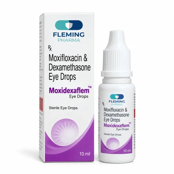 Moxifloxacin & Dexamethasone Eye Drops