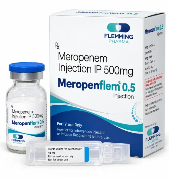 Meropenem 500mg Injection