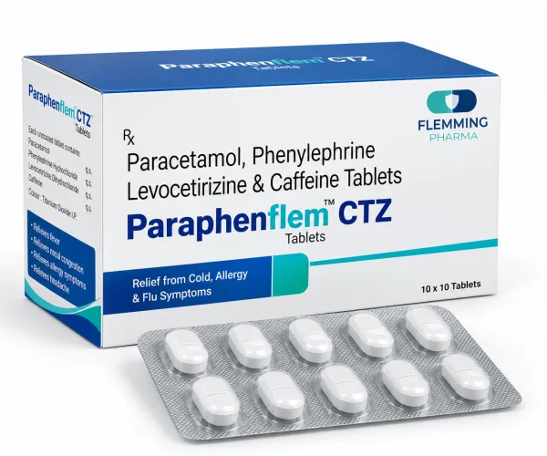 Paracetamol Phenylephrine levocetirizine Caffeine Tablet