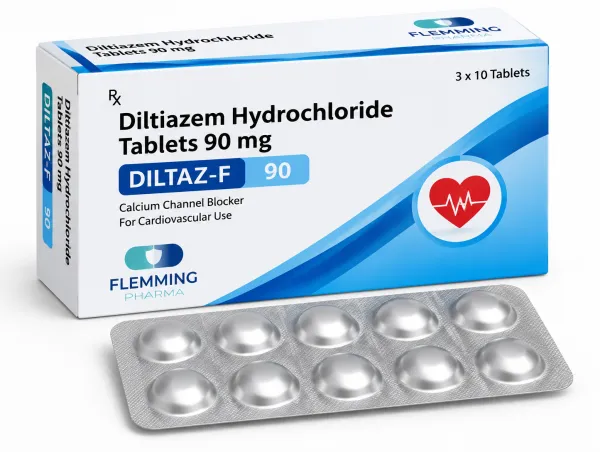 Diltiazem Hydrochloride Tablets 90 mg