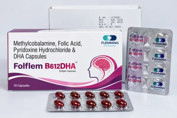 Methylcobalamine Folic Acid Pyridoxine Hydrochloride & DHA Capsules