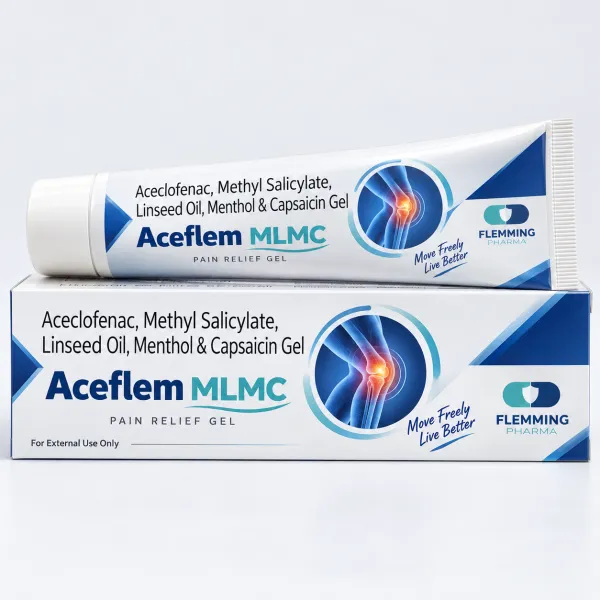 Aceclofenac, Methyl Salicylate, Linseed Oil, Menthol & Capsaicin Gel