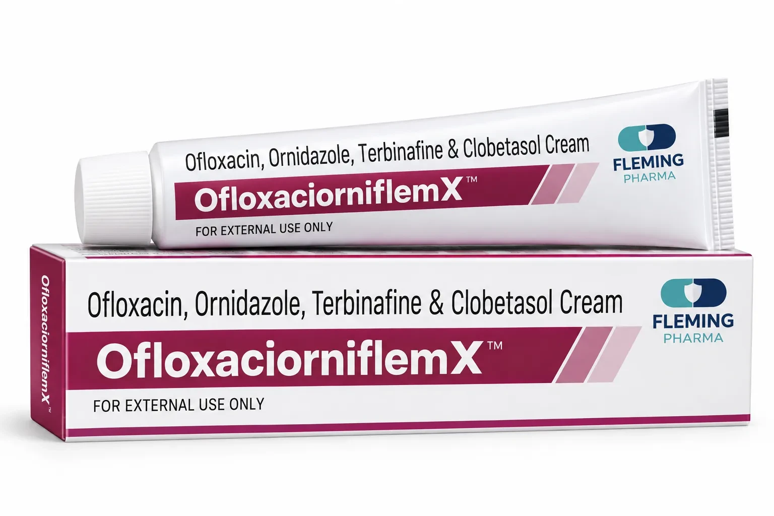 Ofloxacin Ornidazole Terbinafine & Clobetasol Cream