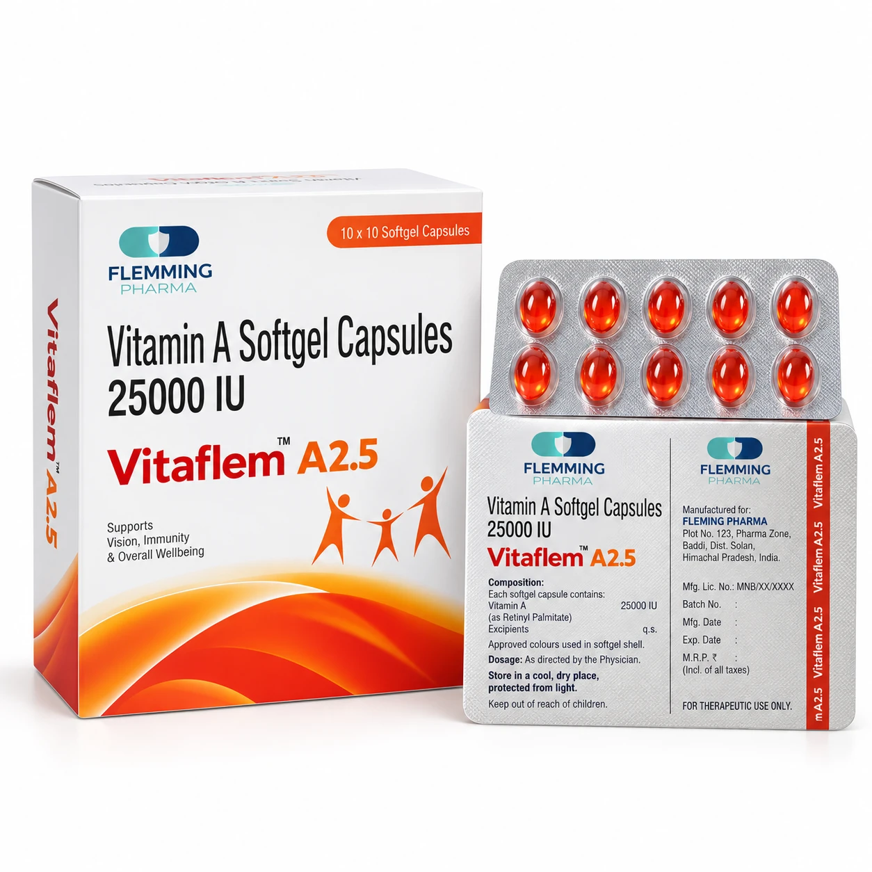 Vitamin A Softgel Capsules 25000 IU