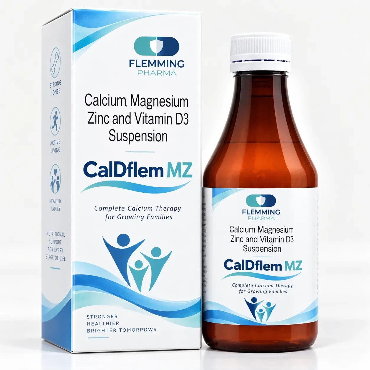 Calcium Magnesium Zinc and Vitamin D3 Suspension