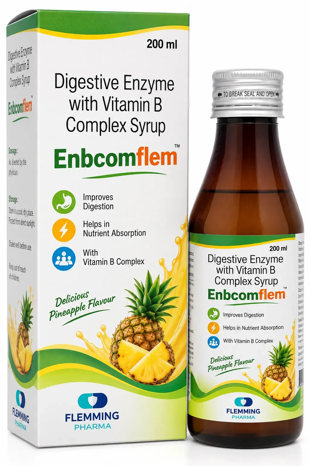 Enzyme with Vitamin B complex Syrup