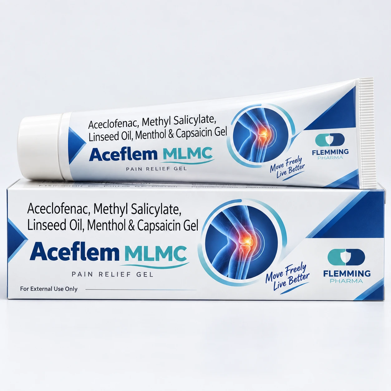 Aceclofenac, Methyl Salicylate, Linseed Oil, Menthol & Capsaicin Gel