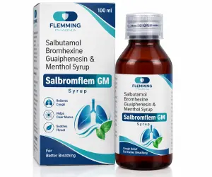 Salbutamol Bromhexine Guaiphenesin Menthol Syrup