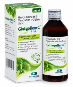 Ginkgo Biloba With Vinpocetine + Choline Syrup