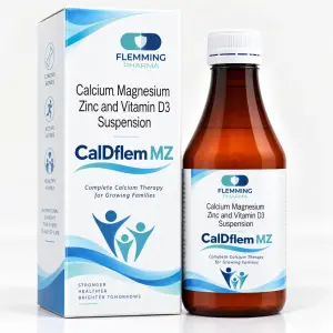 Calcium Magnesium Zinc and Vitamin D3 Suspension