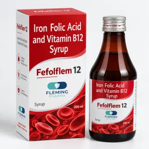 Iron Folic Acid and Vitamin B12 Syrup