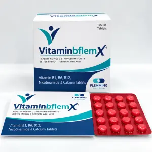 Vitamin B1, B6, B12, Nicotinamide & Calcium Tablets