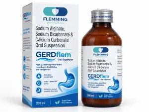 Sodium Alginate, Sodium Bicarbonate & Calcium Carbonate Oral Suspension