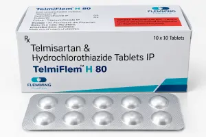 Telmisartan & Hydrochlorothiazide 80 mg Tablets