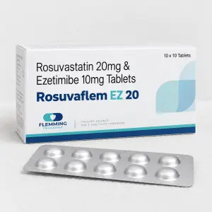 Rosuvastatin 20mg & Ezetimibe 10mg Tablets